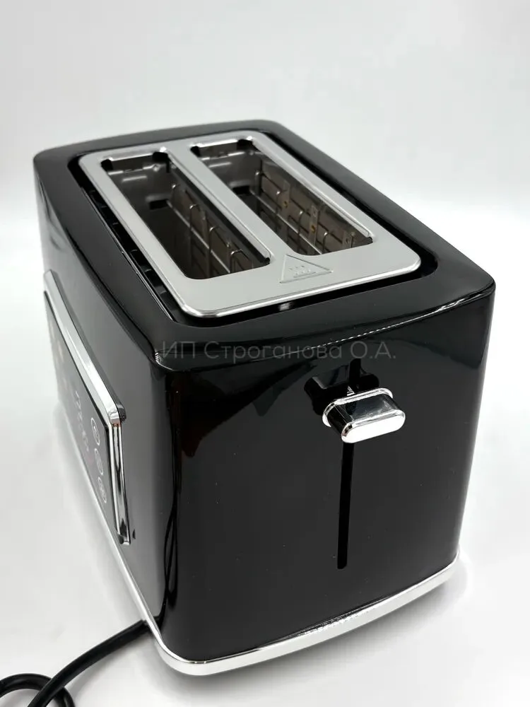 Toster Uakeen (Qora, Displeyli), non va buterbrod uchun, 1000W