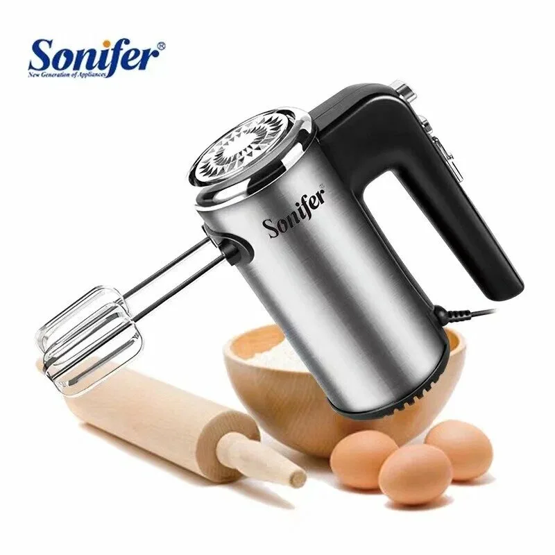 Qo'l mikseri Sonifer SF-7021, 300W, 5 скоростей, турборежим, импульсный режим, черный