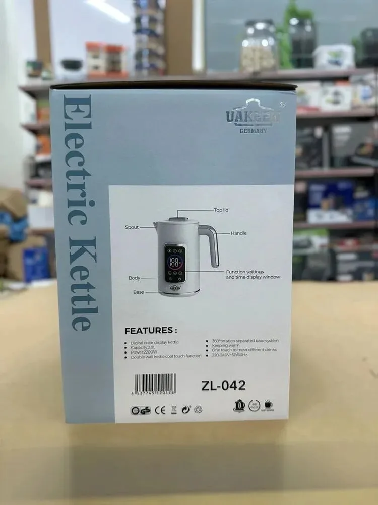 Elektr choynak Uakeen (Oq, Displeyli), harorat nazorati