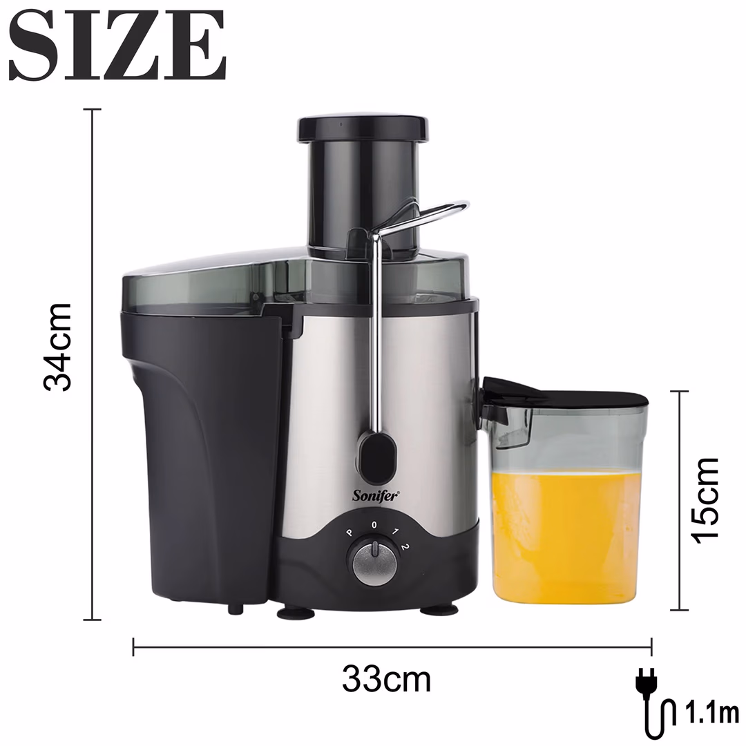 Sharbat chiqargich Sonifer SF-5519, центробежный отжим, белый/черный, 400 Вт - 6