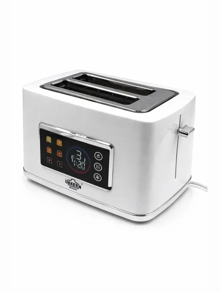 Toster Uakeen (Oq, Displeyli), non va buterbrod uchun, 1000W