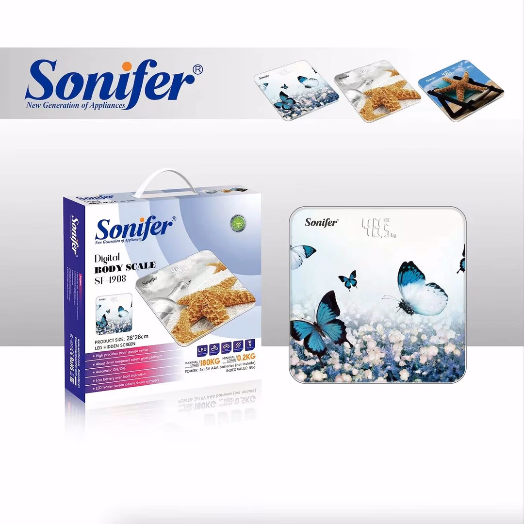 Напольные весы Sonifer SF-1908, нагрузка до 180 кг, электронные - 4