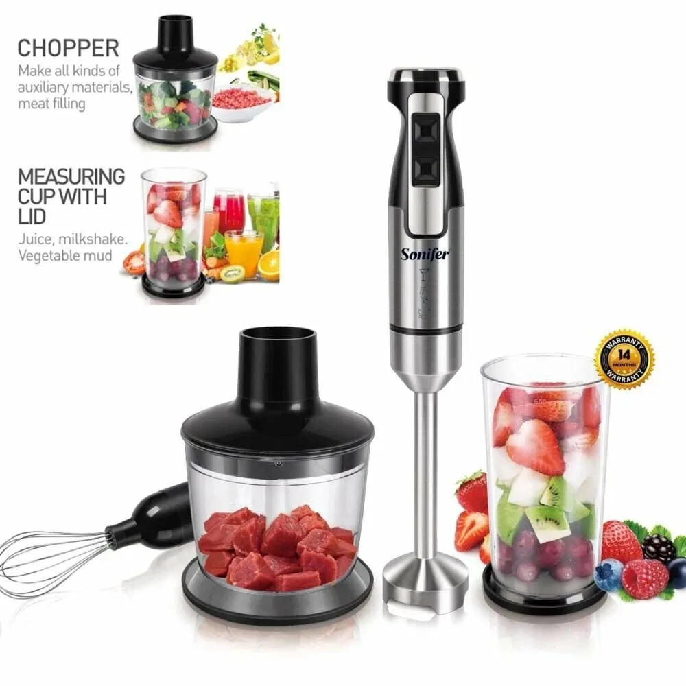 Qo'l blenderi, миксер, измельчитель, Sonifer SF-8081, 3 в 1