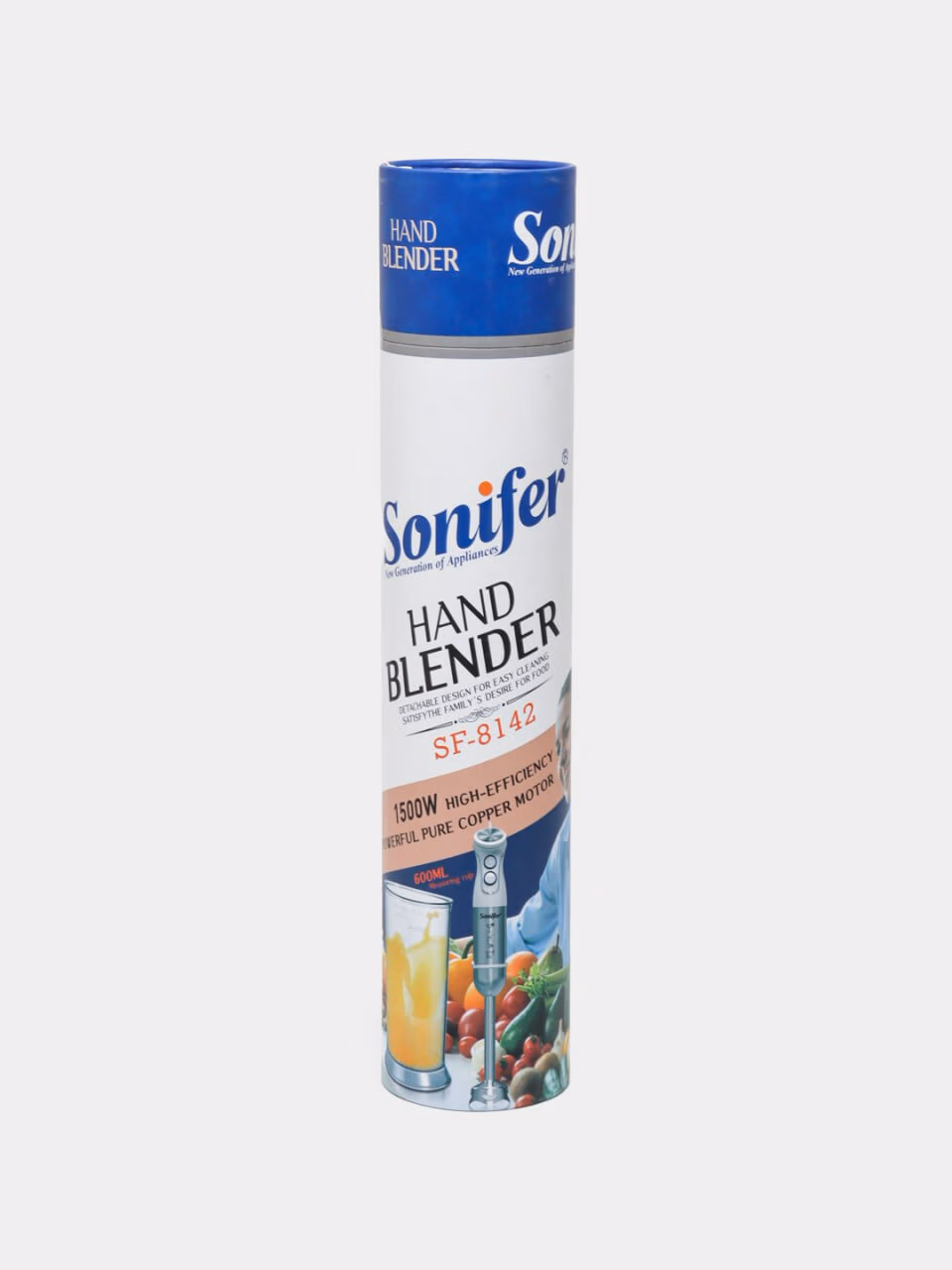 Blender Sonifer SF-8142, ручной, мощность 1500Вт, с мерным стаканом - 2
