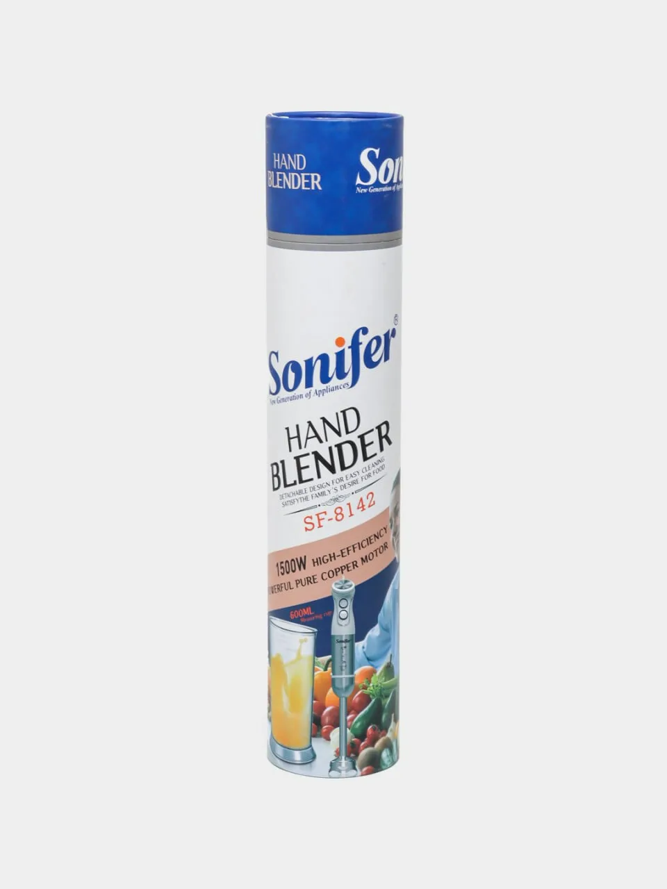 Blender Sonifer SF-8142, ручной, мощность 1500Вт, с мерным стаканом