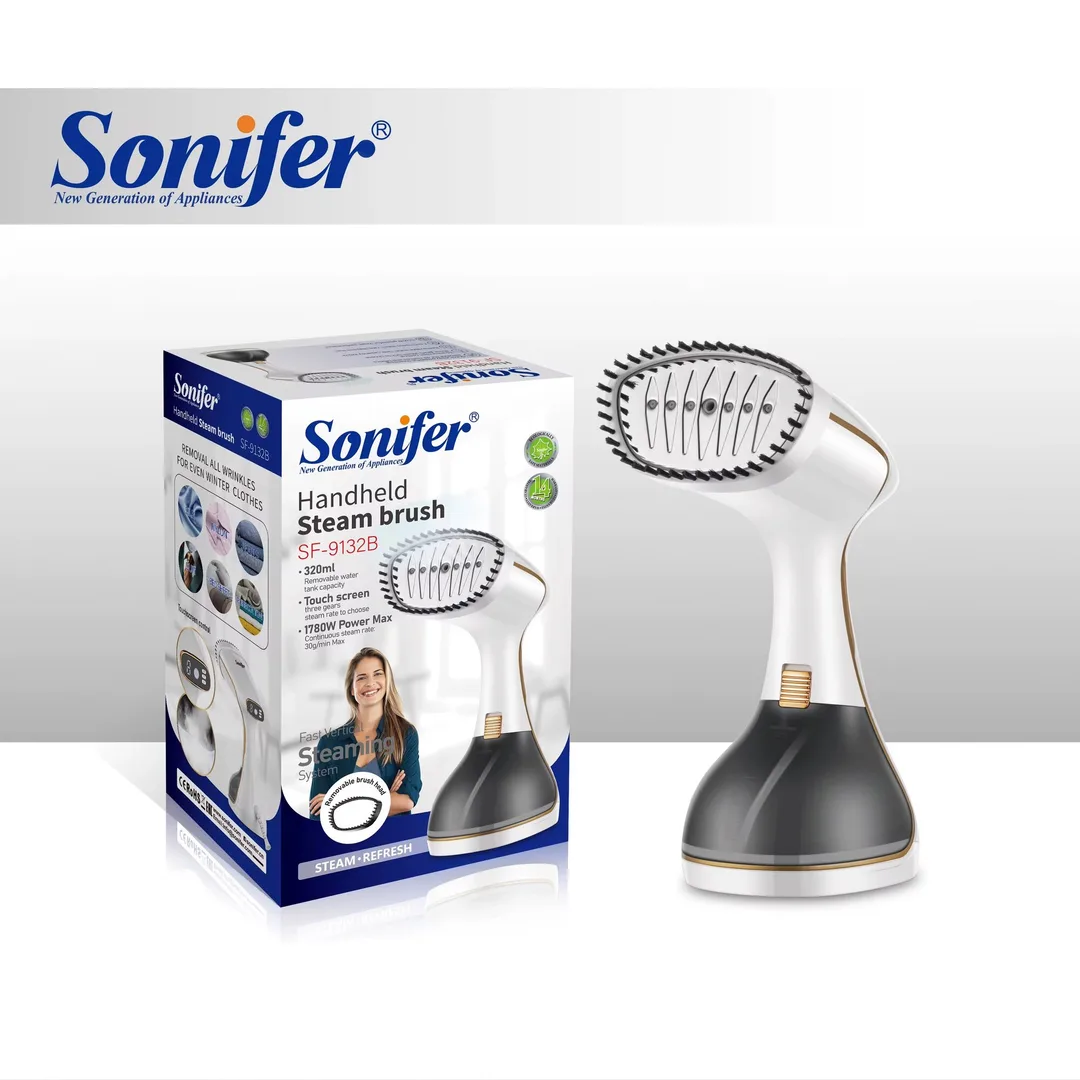 Qo'l bug'li dazmoli Sonifer SF-9132, 1780 W, qora/oq