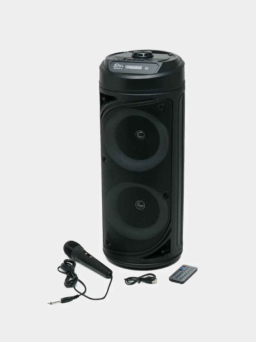 Портативная беспроводная Bluetooth колонка Sing-e ZQS-6212, Черный