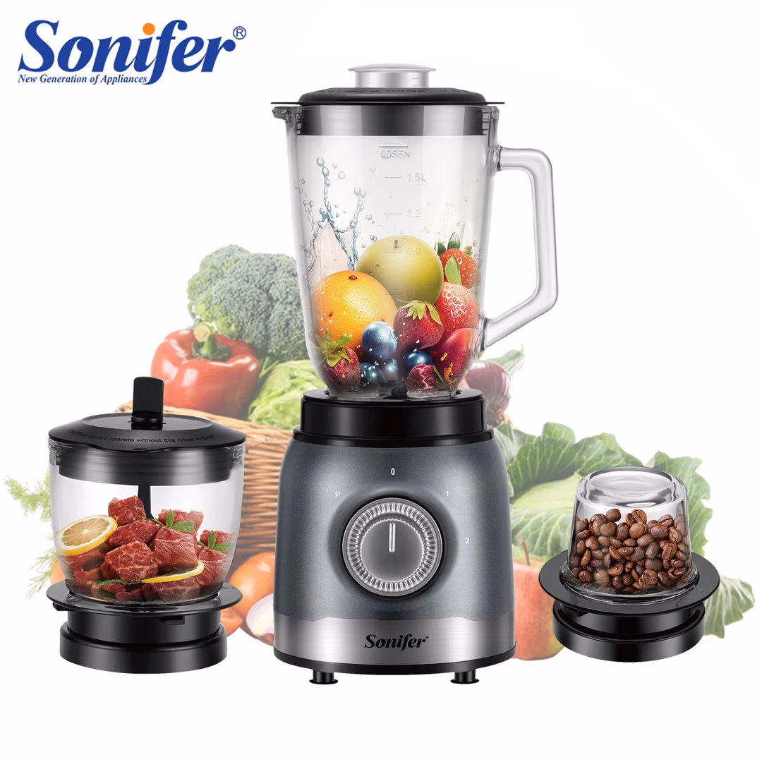 Blender-измельчитель-кофемолка Sonifer SF-8125, многофункциональное устройство