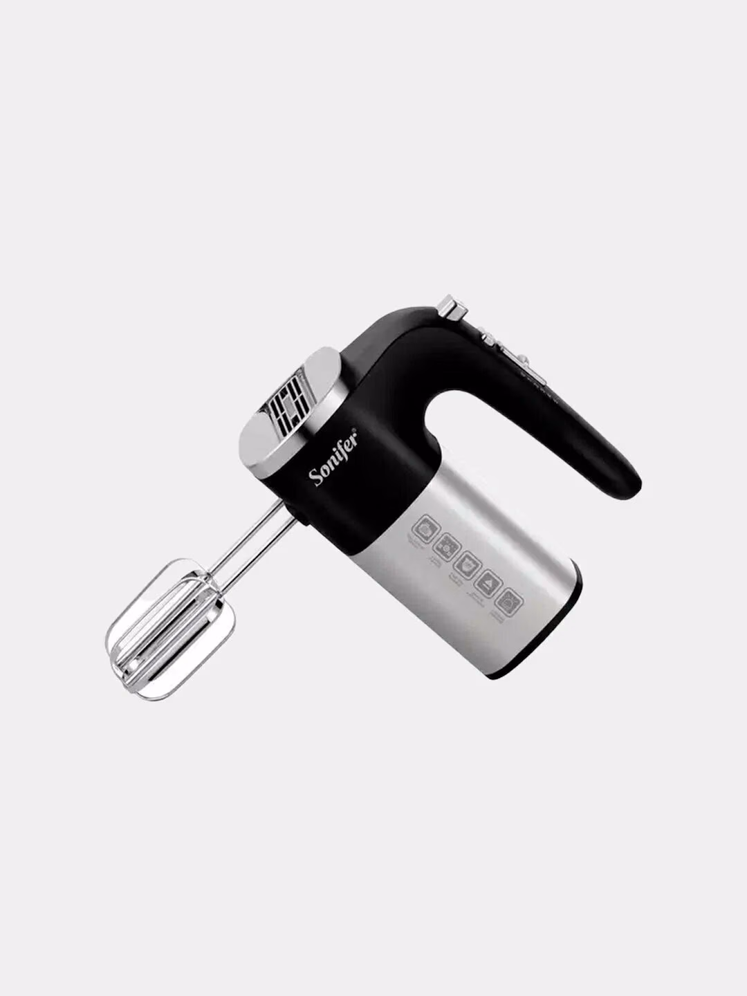Qo'l mikseri Sonifer SF-7077, 500W, 5 скоростей, турборежим, импульсный режим, черный - 2