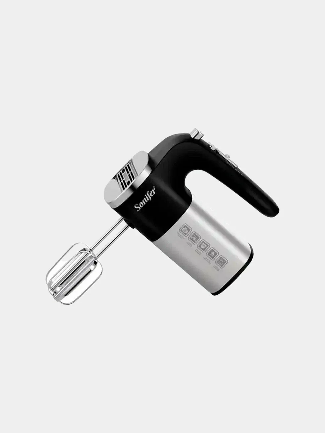 Qo'l mikseri Sonifer SF-7077, 500W, 5 скоростей, турборежим, импульсный режим, черный