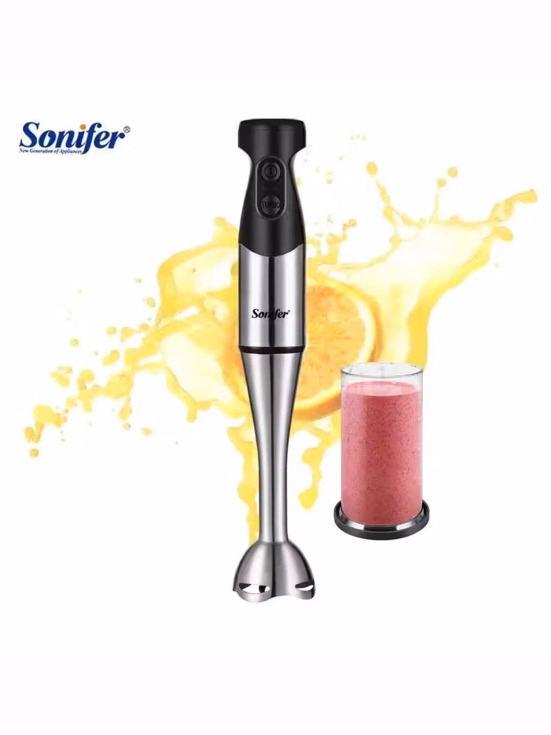Qo'l blenderi Sonifer SF-8030, 0.6 л, 500 Вт турбо - 3