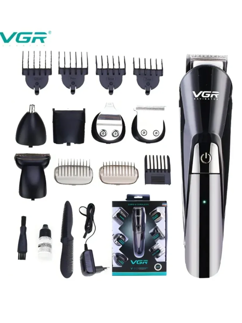 VGR V-012 Professional trimmer: Zanglamas po'lat pichoq, 120 daq. aksiya