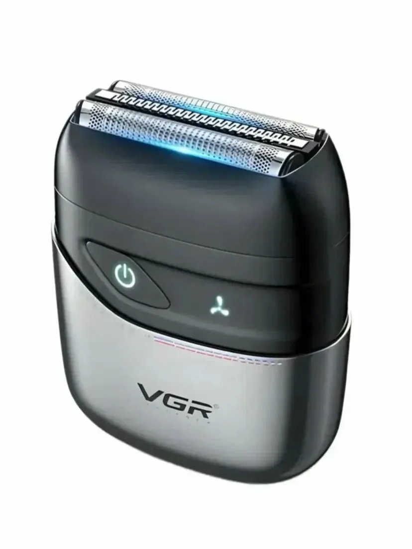 VGR V-379 elektr soqol sichqoni: qo'sh tig'li folga, suv o'tkazmaydigan
