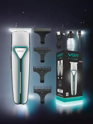 VGR V-008 Trimmer: Zanglamaydigan po'lat, 120 daqiqa ishlash