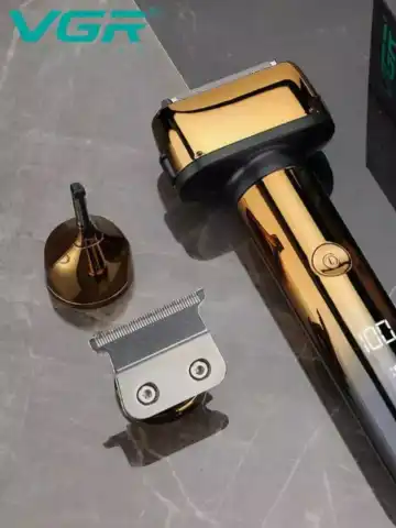VGR V-367 Soqol uchun 3-v-1 elektr ustara, alyuminiy rangli, 120 min
