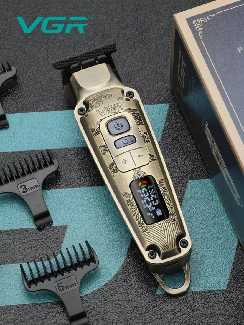 VGR V-901 Trimmer: 50 Sovutish, 300 Minut ishlaydi, USB