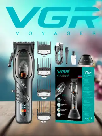 VGR V-269 Professional Sartaroshxona Trimmeri (DLC Pichoq, 2500mAh, 150 daq)