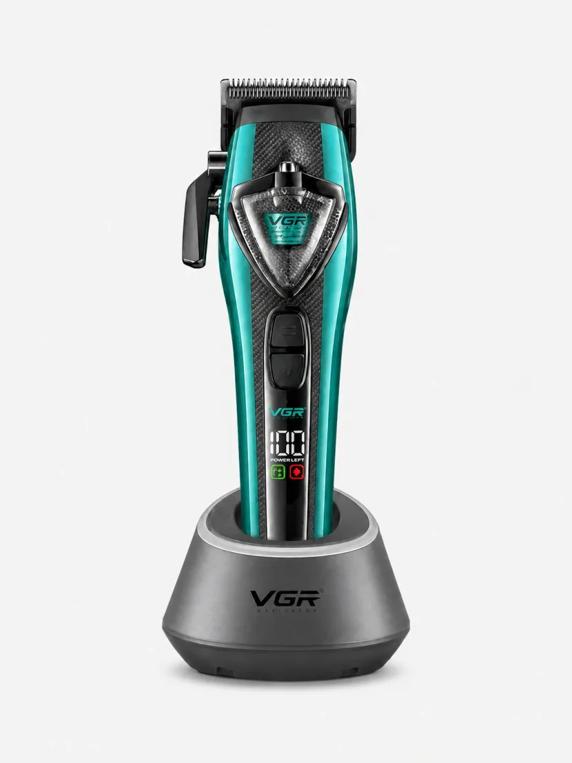 VGR V-884C soch olish mashinkasi: zanglamas po'lat, 2000mAh, 120 daq ishlash