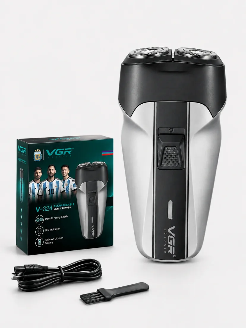 VGR V-324 Elektr Ustara - Simsiz, Ko'chma Trimmer (Li-Ion)