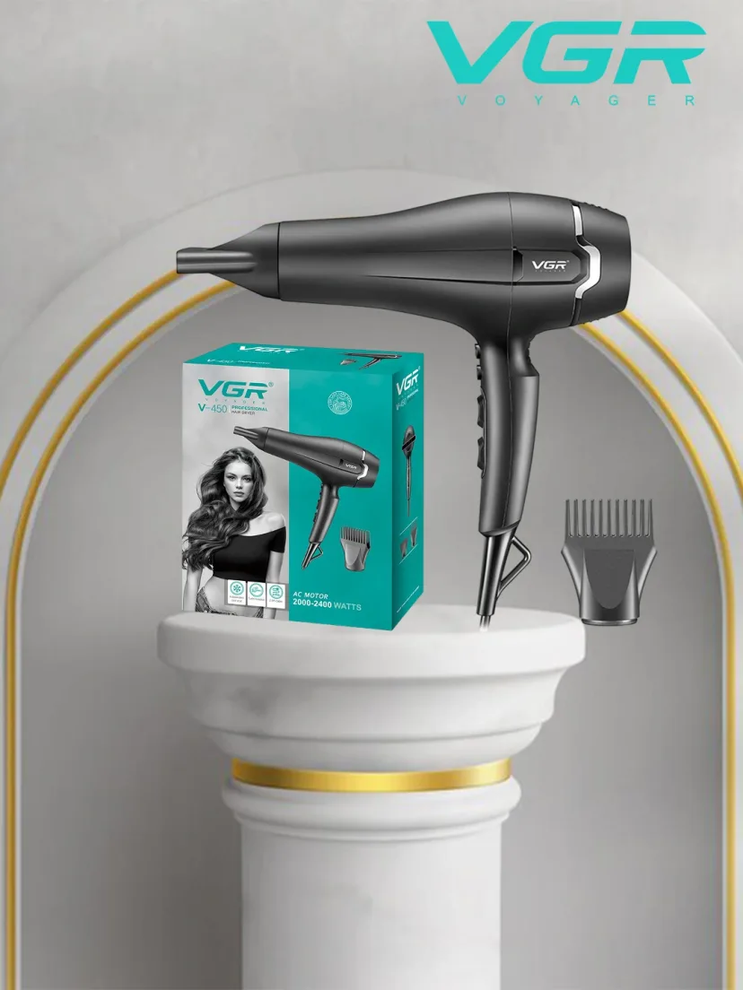 VGR V-450 Fen: 2400W, AI Motor va Ionlash Texnologiyasi
