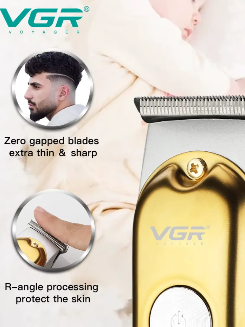 VGR V-290 Elektr Soqol Mashinasi: Zero Gapped Ustura va USB Zaryadlanish