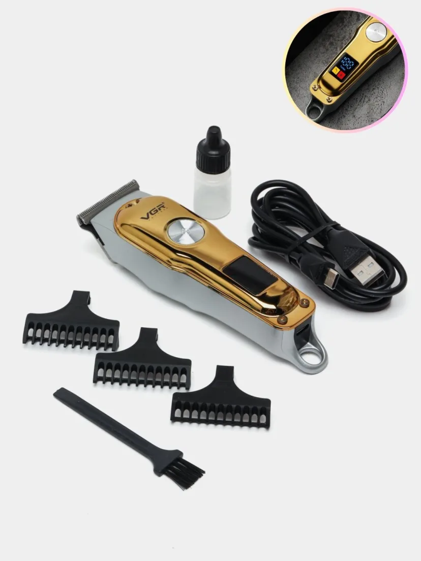 VGR V-290 Elektr Soqol Mashinasi: Zero Gapped Ustura va USB Zaryadlanish