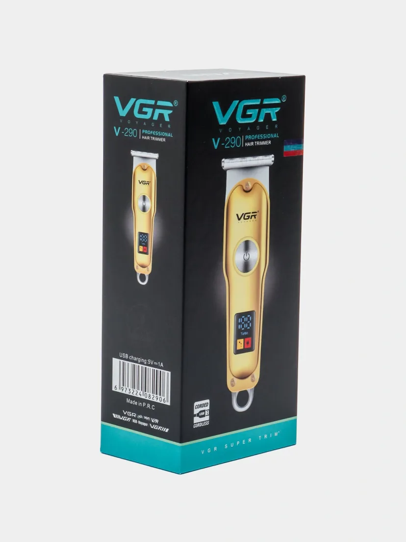 VGR V-290 Elektr Soqol Mashinasi: Zero Gapped Ustura va USB Zaryadlanish