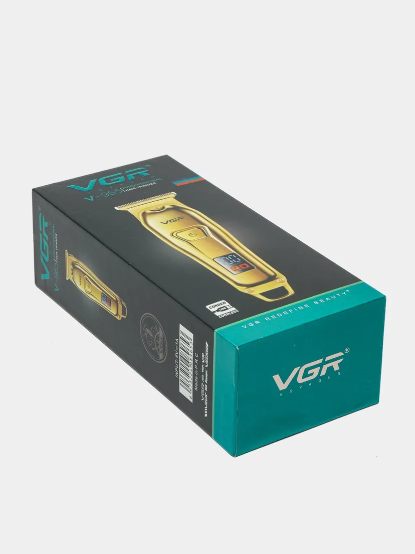 VGR V-290 Elektr Soqol Mashinasi: Zero Gapped Ustura va USB Zaryadlanish