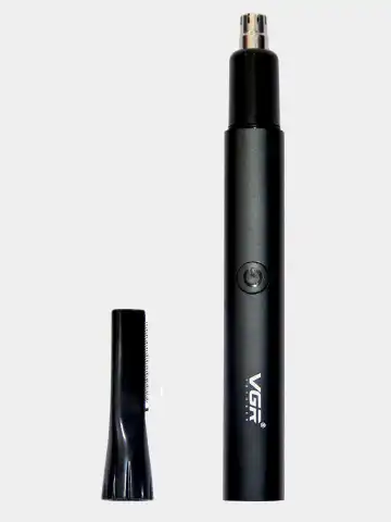 VGR V-615 Burun va Quloq Trimmeri, USB Quvvatlanadigan Zanglamas Po'lat