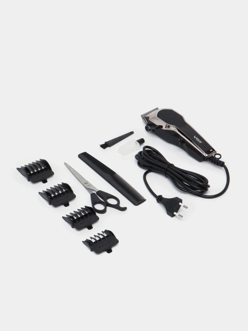 VGR VGR-130 Professional Soch va Soqol Kesish Mashinki, Simli, Zanglamaydigan Po'lat