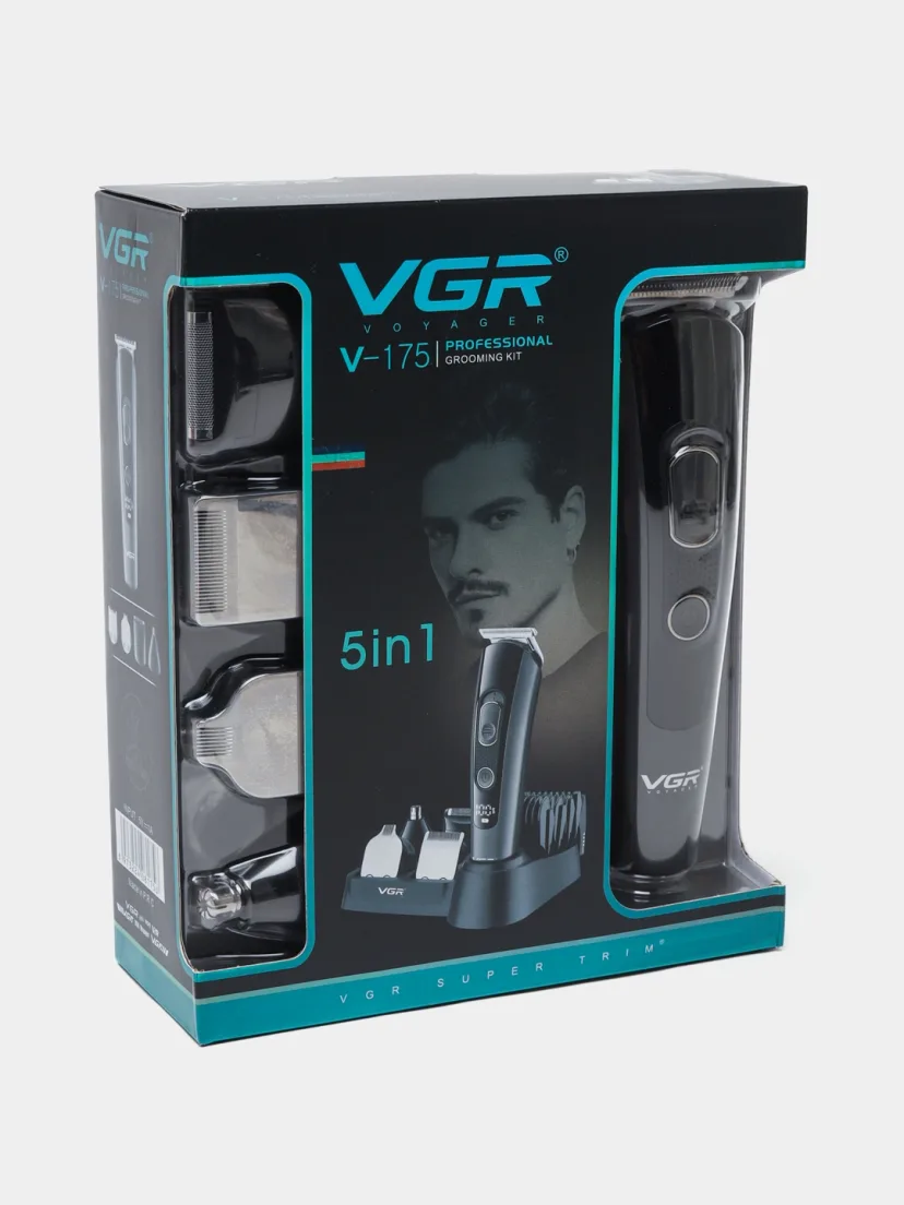 VGR V-175 professional simsiz soch-mashinka, 150 daqiqa ishlash vaqtli