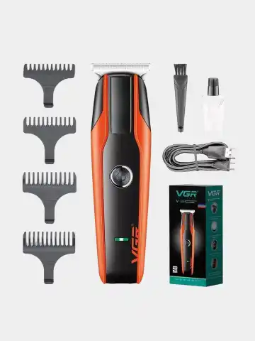 VGR V-999 Professional Simsiz Trimmer. Soch, Mo'ylov va Soqol Uchun Kesish Mashinasi