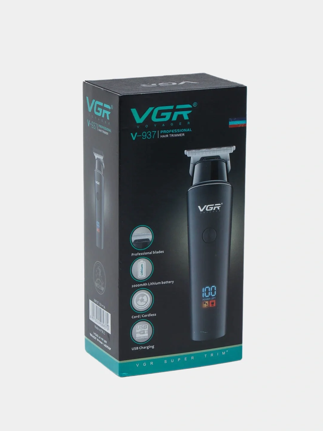 VGR V-937 Soch Trimmi, Keramika Pichoqli, Batareya Displeyli - Asosiy rasm