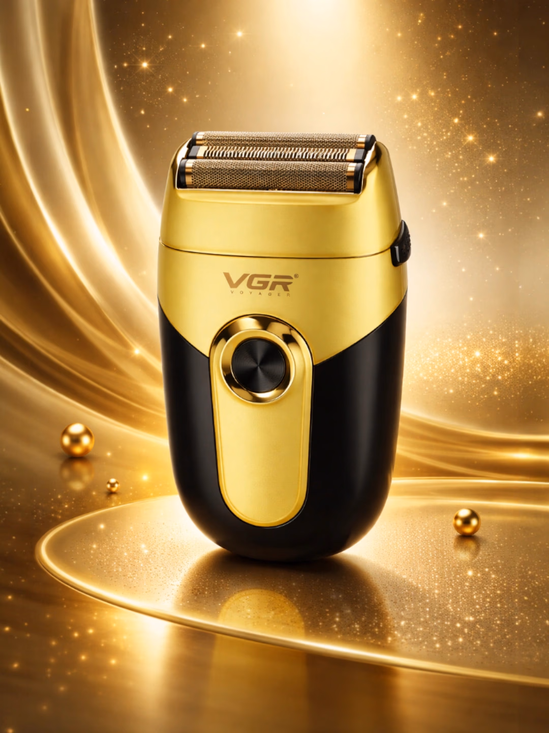 VGR V-383 Professional Elektr Ustara, Zanglamas Po'lat, Batareya 45 daqiqa - 6
