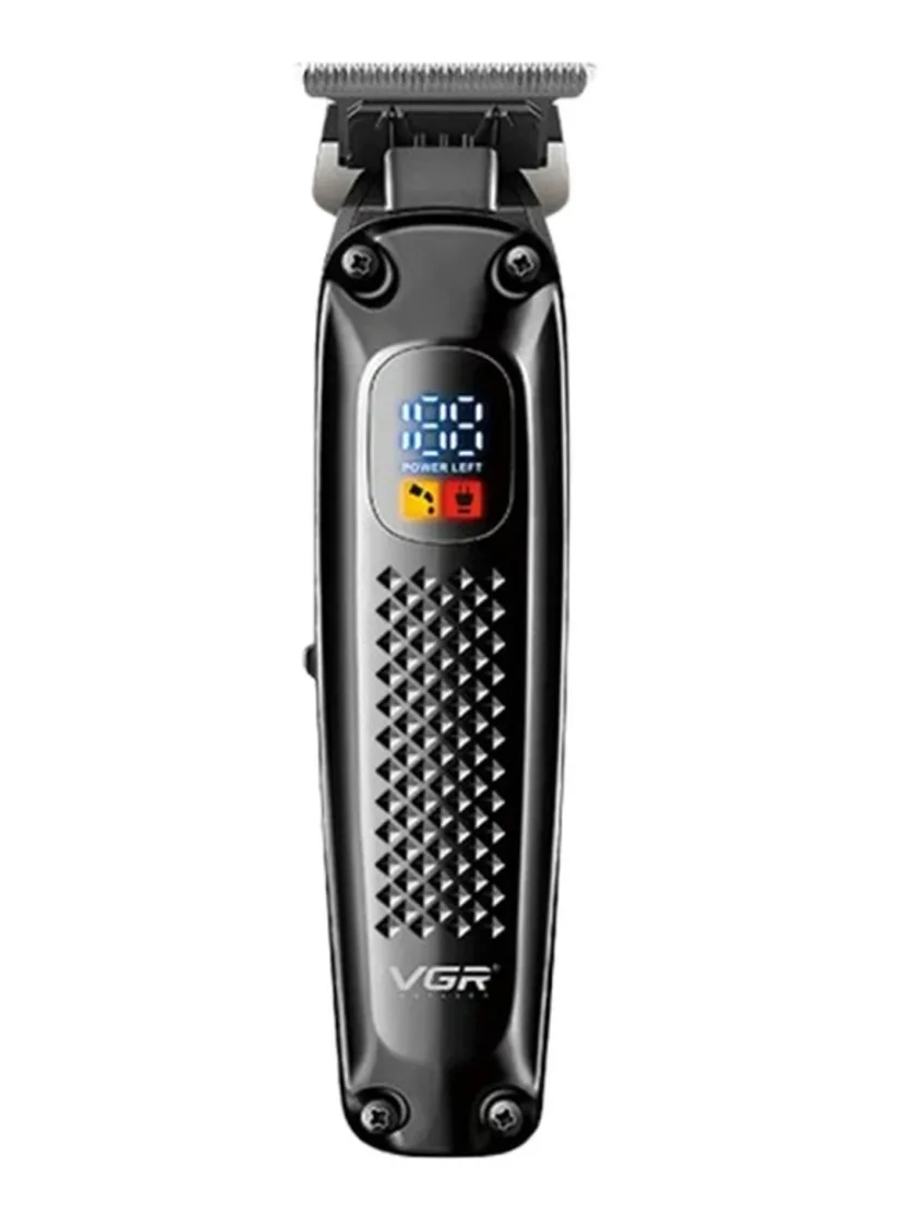 VGR V-972 Professional Soqol Trimmeri, Akkumulyatorli, Po'lat Pichoq