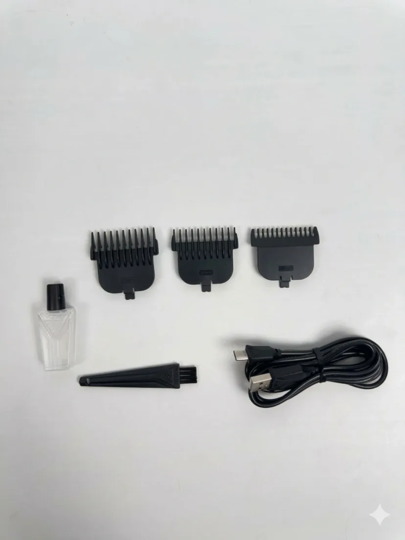 VGR V-943 Professional Trimmer, Zanglamaydigan Po'lat va Lityum Batareya
