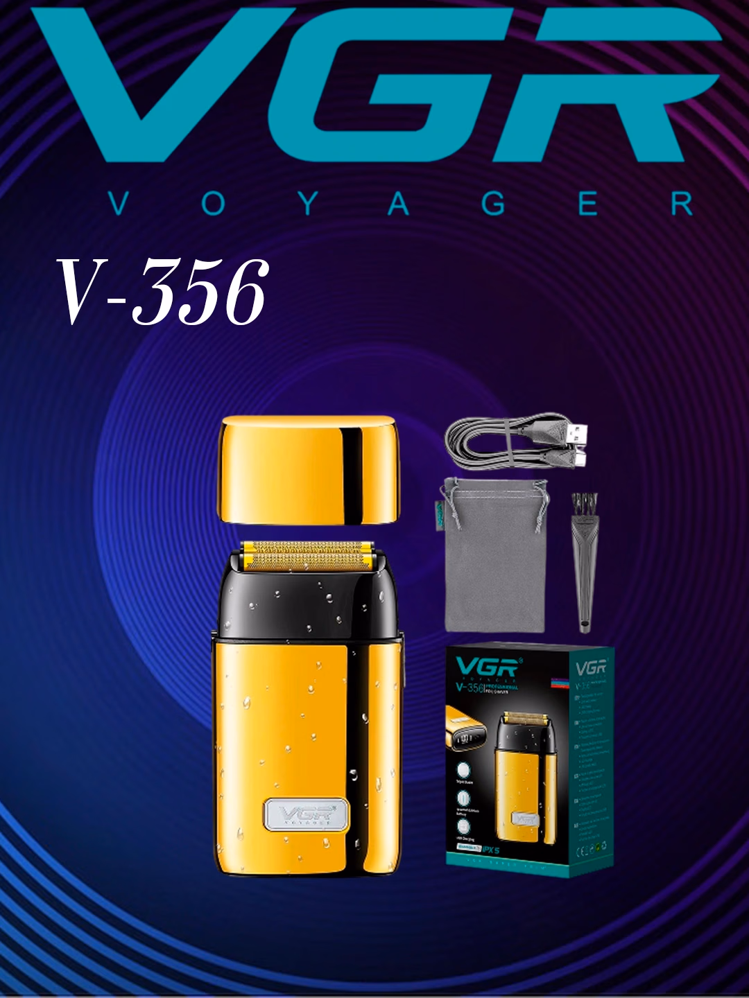 VGR V-356 Titan pichoqli soqol mashinasi, 100 daqiqa ishlash