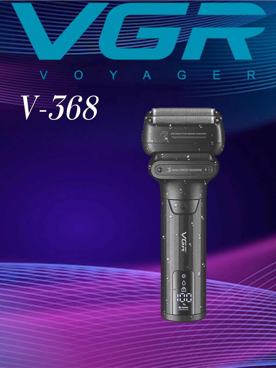 VGR V-356 Titan pichoqli soqol mashinasi, 100 daqiqa ishlash - 5