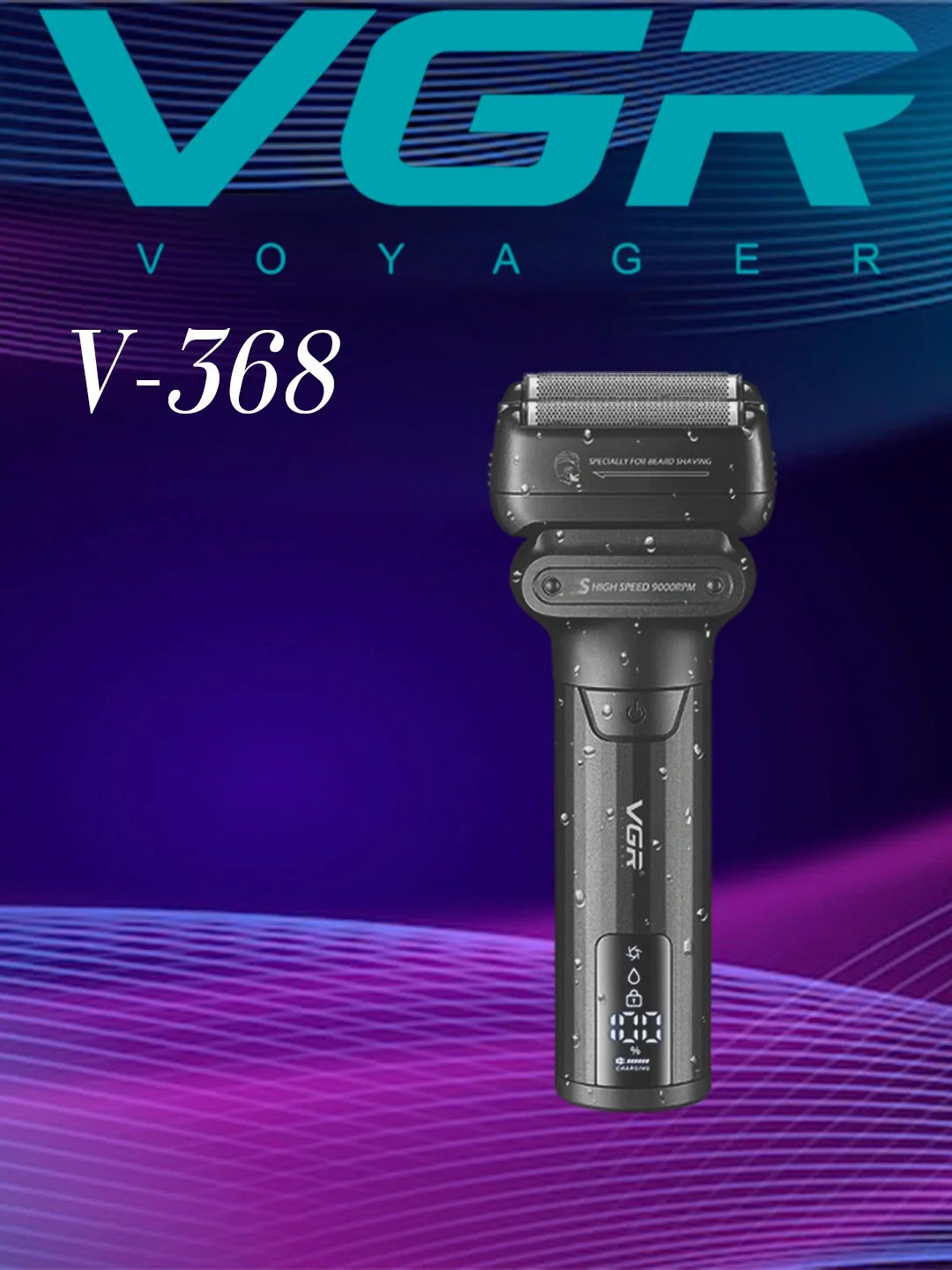 VGR V-356 Titan pichoqli soqol mashinasi, 100 daqiqa ishlash - 5
