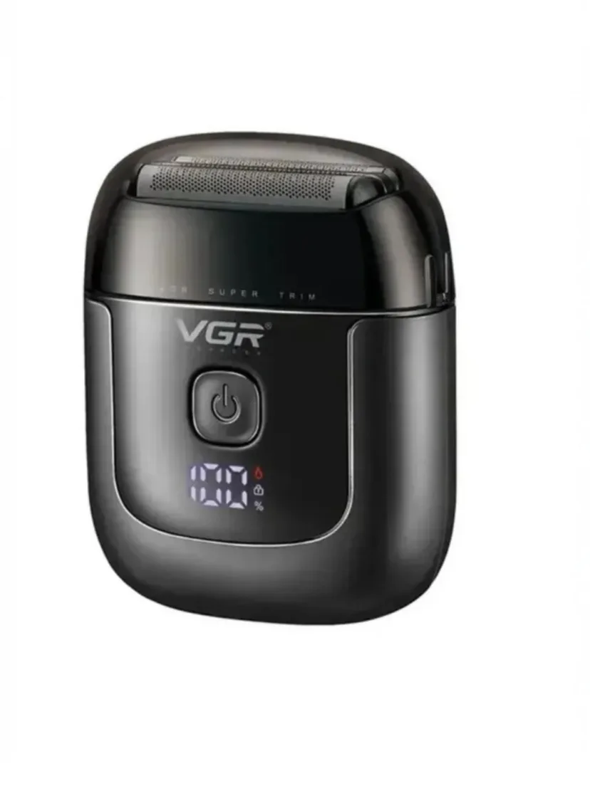 VGR V-380 Elektr Ustara: USB Zaryadlanadigan, LCD Panel, Quvvatli
