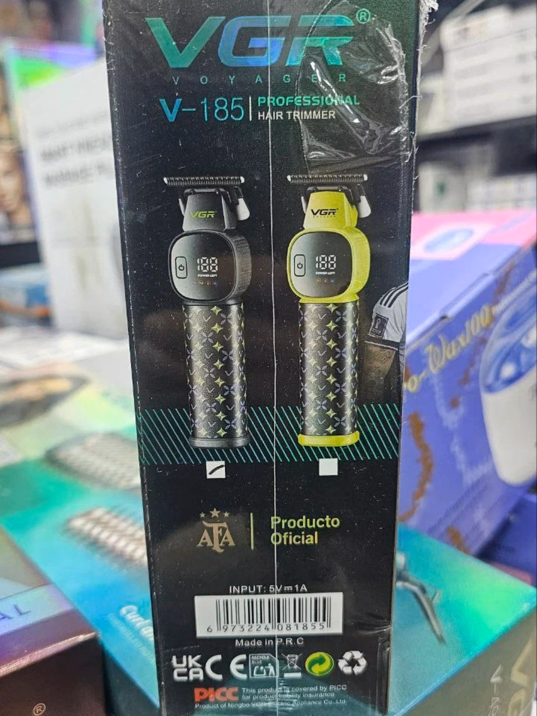 VGR V-185 trimeri, zanglamaydigan po'lat, 220 daqiqa ishlash, USB zaryadlanadigan - 4