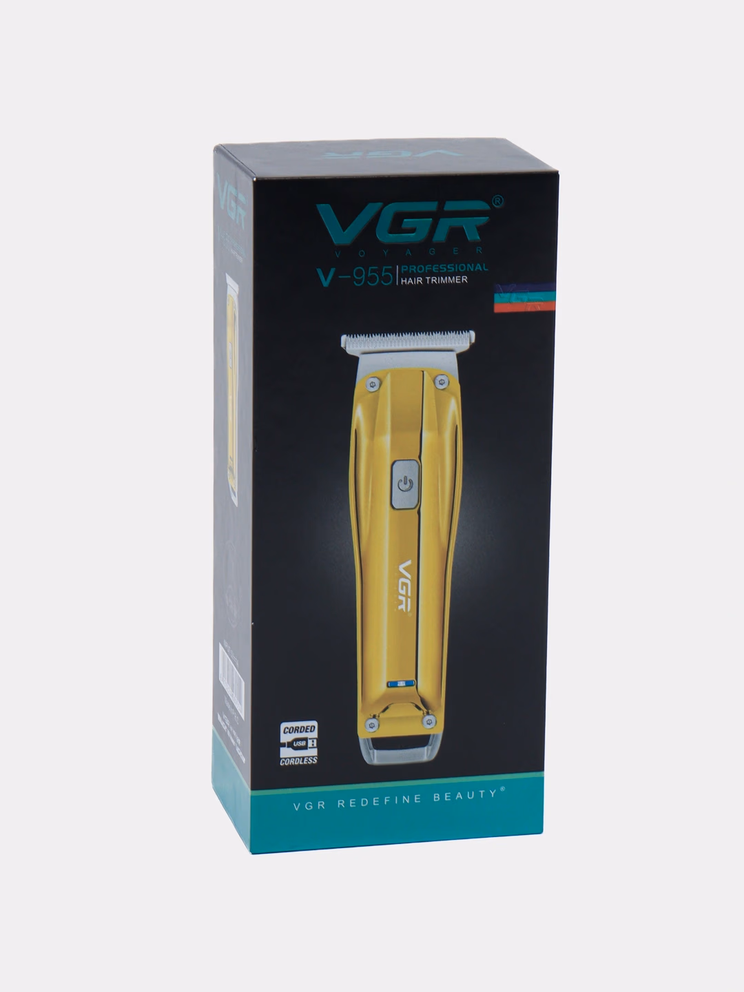 VGR V-955 Professional Simsiz Trimmer, Soch/Baqa uchun, 3 Nasadka
