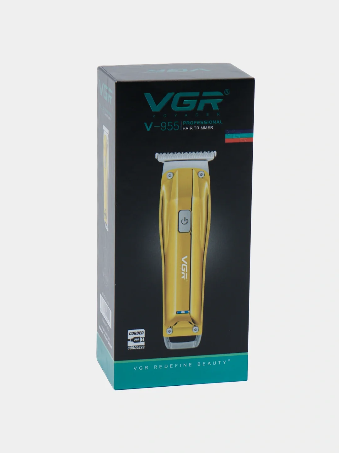 VGR V-955 Professional Simsiz Trimmer, Soch/Baqa uchun, 3 Nasadka - Asosiy rasm