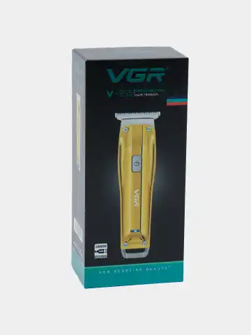 VGR V-955 Professional Simsiz Trimmer, Soch/Baqa uchun, 3 Nasadka