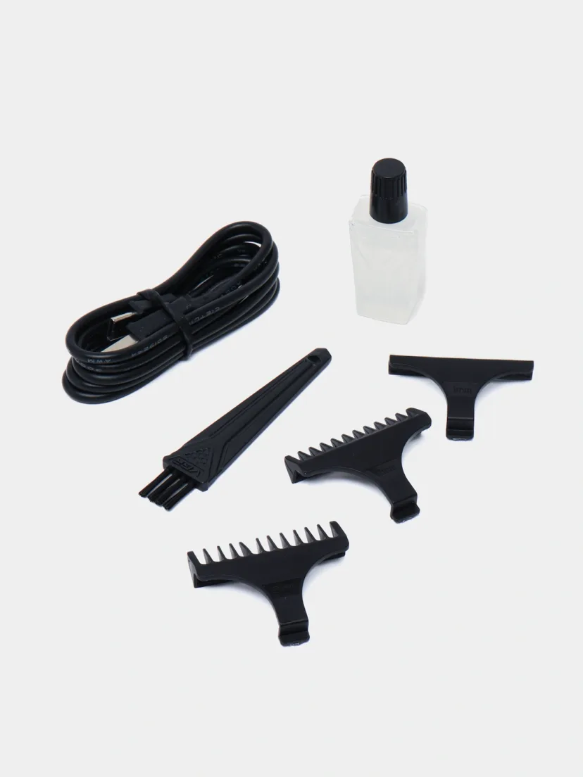 VGR V-955 Professional Simsiz Trimmer, Soch/Baqa uchun, 3 Nasadka