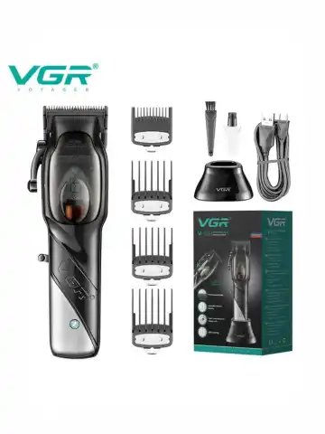 VGR V-002 Simsiz Trimmer: Soch va Soqol Uchun Professional Qurilma