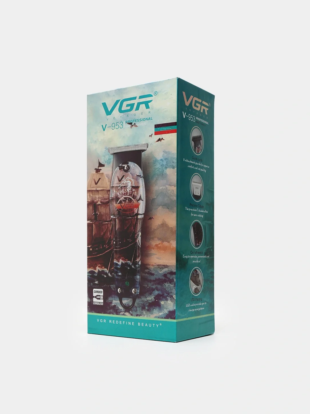 VGR V-953 Simsiz soqol olish va soch kesish trimeri - 3