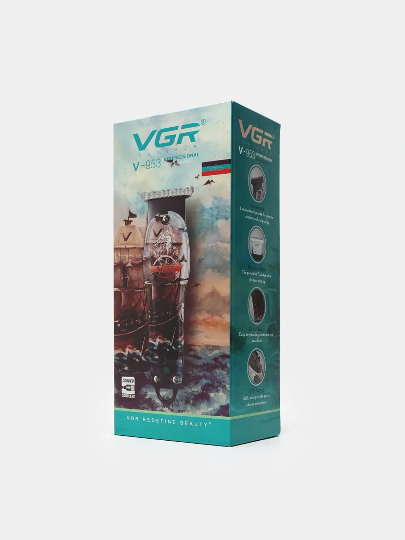 VGR V-953 Simsiz soqol olish va soch kesish trimeri