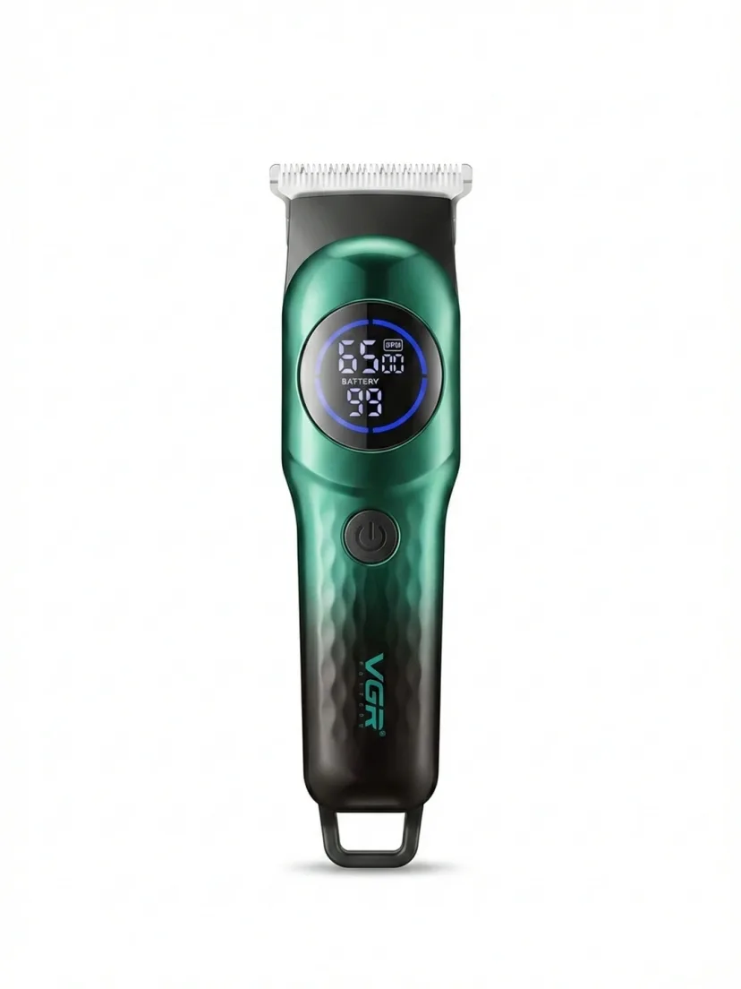 VGR V-966 Erkaklar uchun professional soch-soqol mashinasi, USB zaryadli