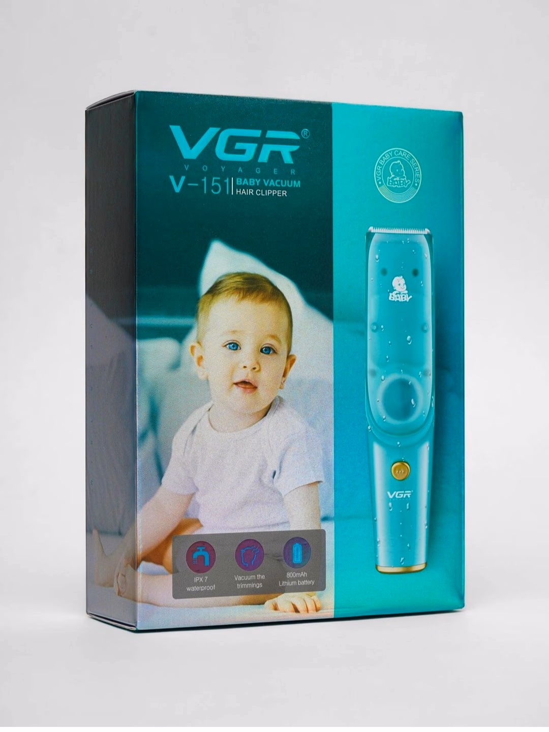 VGR V-151L bolalar uchun vakumli trimmer: tozalik va tezlik